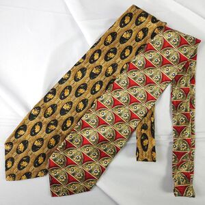2 Robert Talbott Best of Class Floral Flower Geometric Silk Ties Made In USA